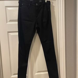 AG Farrah Skinny Highrise Jeans- Black